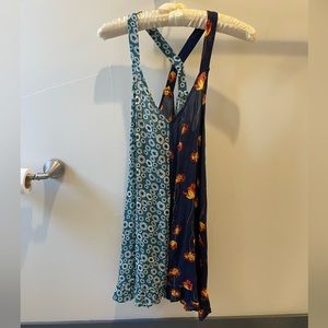 *AVAIL TIL 9/15* Free People floral 2-pattern dress, size XS